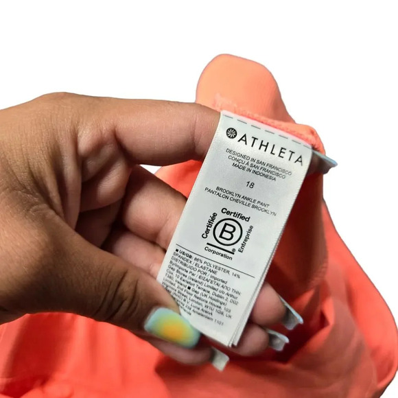 Athleta Brooklyn Ankle Pants In Brass Yellow 18 - Picture 7 of 9